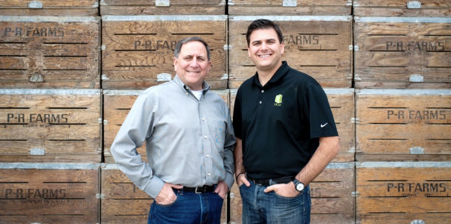 Vincent Ricchiuti (R) with his father Pat Ricchiuti (L). Photo credit: James Collier.