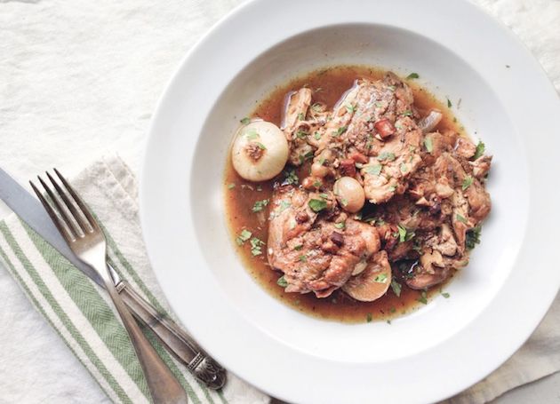 Vinegar Braised Chicken, Onions and Garlic, Italian culture, Italian heritage, Italian american, Italian news, Italian traditions