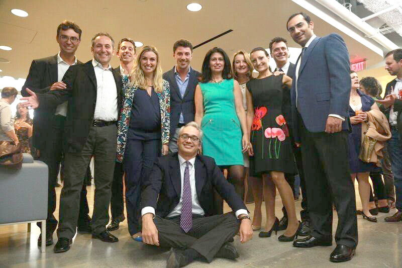 Consul General Ortona (seated in center), with BAIA at their 10th anniversary event on September 30, 2016 (Photograph courtesy of Brett Garling)