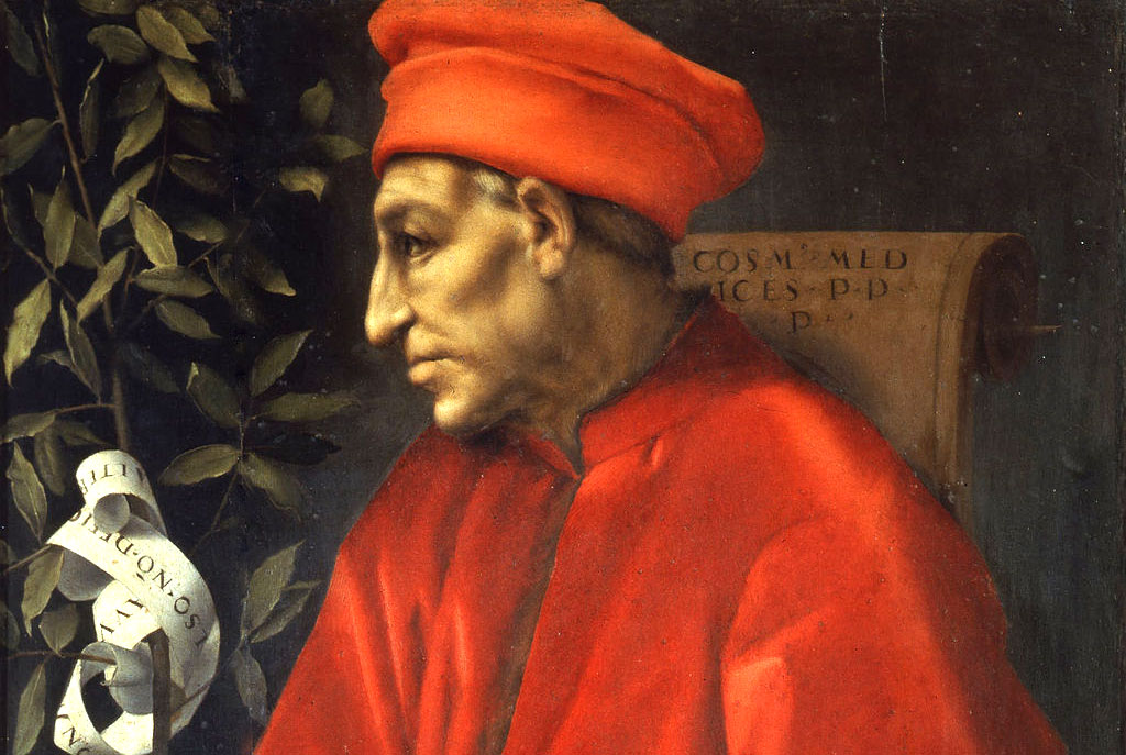 Cosimo de' Medici. Portrait by Jacopo Pontormo