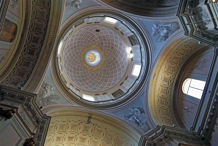 Dome of the S. Emidio's cathedral in Ascoli Piceno, Italy. Photo by trotalo