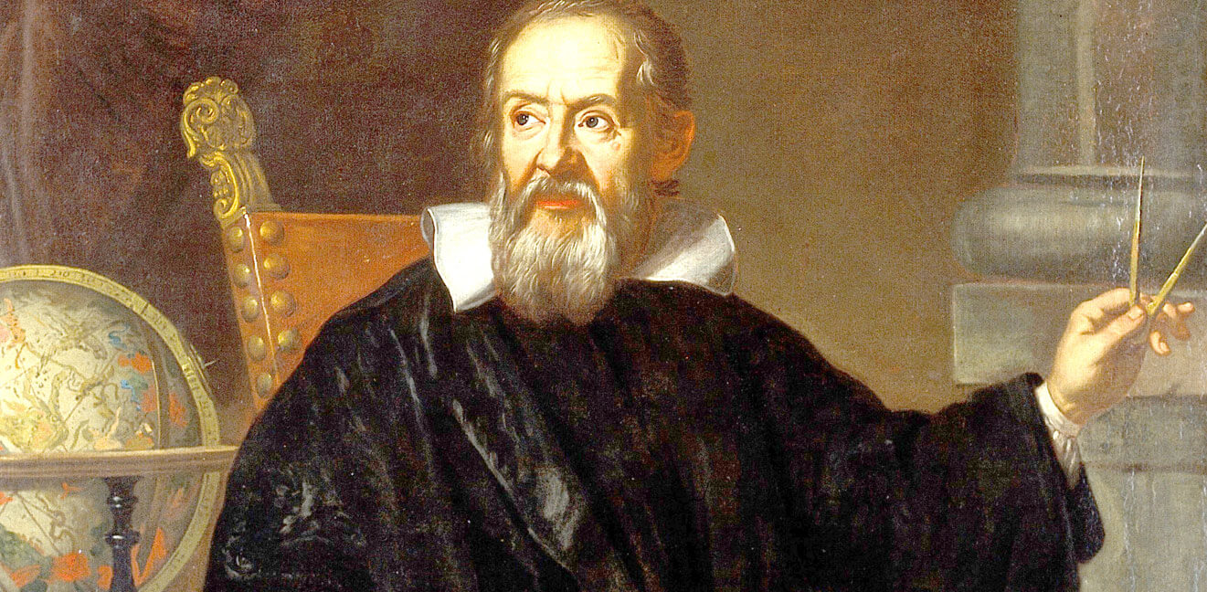 Portrait of Galileo Galilei. Italian School after J. Sustermans. Photo credit: Wellcome Library