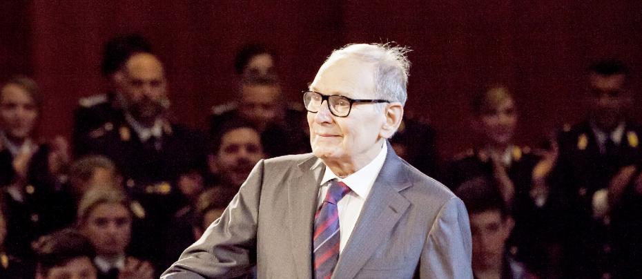 Legendary Italian composer Ennio Morricone. Copyright: Polifoto