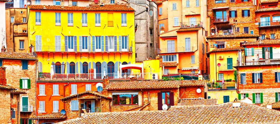 View to Historic Center City of Perugia in Italy— Photo by ggkuna