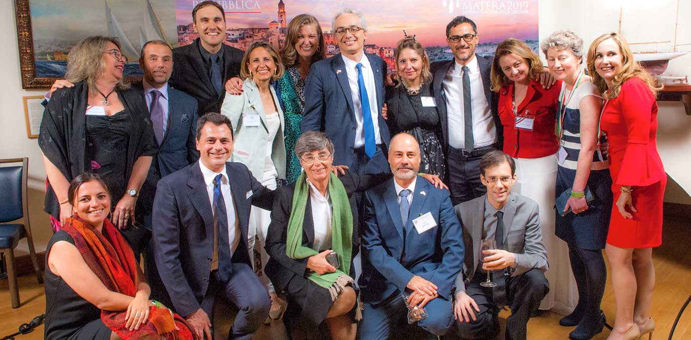 The Staff of the Italian Consulate joined Consul General, Lorenzo Ortona, and his wife Sheila for a group photo. Ph Credits Emanuela Quaglia