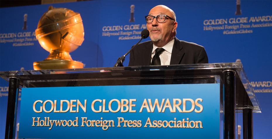 Hollywood Foreign Press Association (HFPA) President, Lorenzo Soria at the 73rd annual Golden Globe Awards nominations