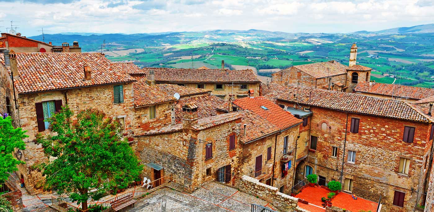 A view of Todi, known as the birthplace of Fra' Jacopone da Todi, the Franciscan friar and mystic who also was one of the most important Medieval Italian poets. Photo: ggkuna