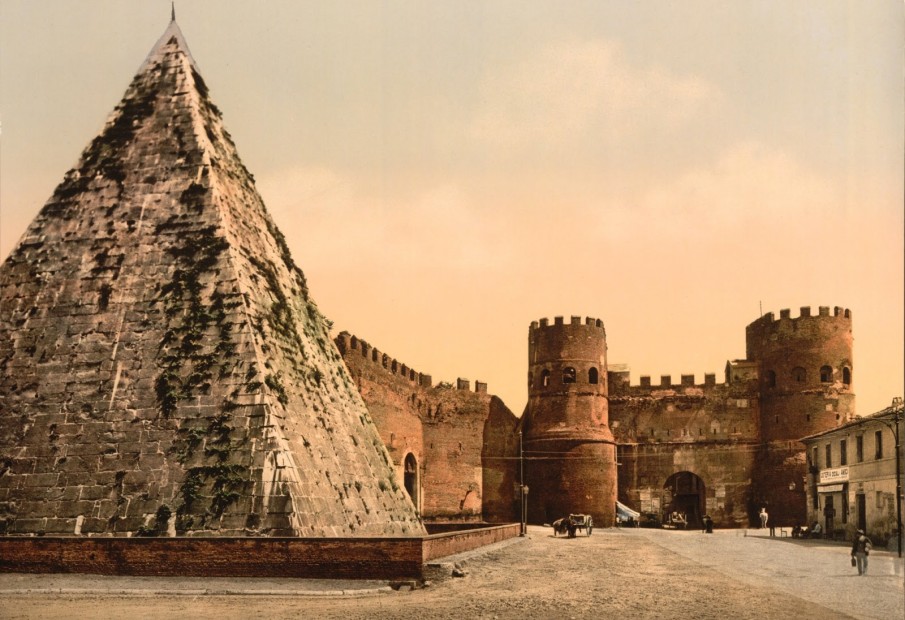 Egyptian-style pyramid-tomb back to its beauty