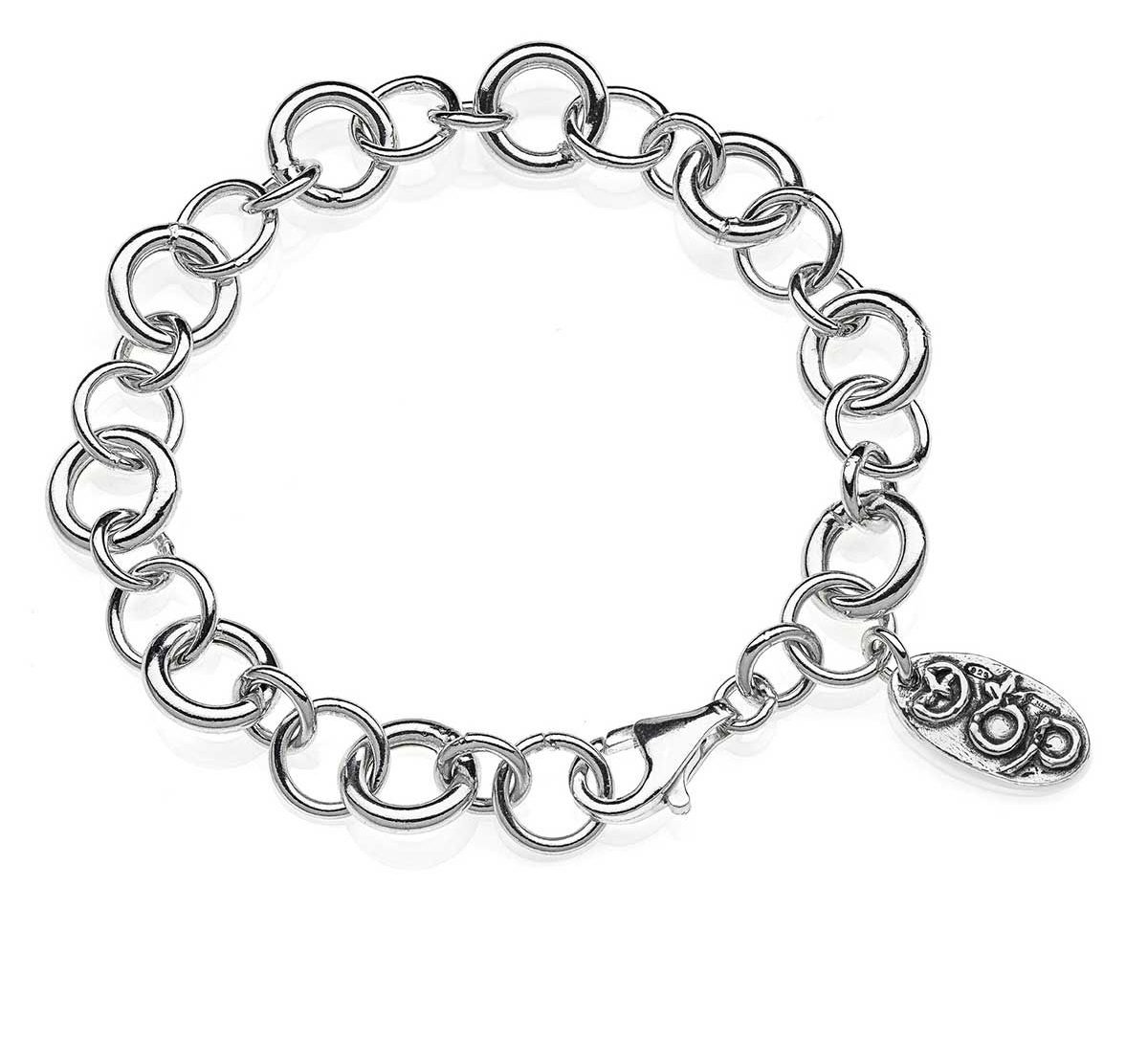 Rolo Luxury Bracelet in Sterling Silver | L'Italo-Americano – Italian ...