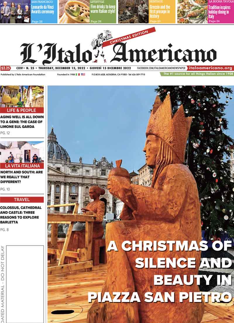 Edition December L Italo Americano Italian American Bilingual News Source